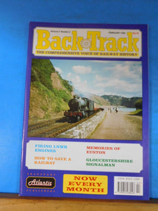 Back Track Magazine 1995 February Britain Railway History