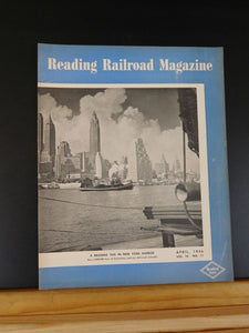 Reading Railroad Magazine Employee 1946 April Reading Tug in New York Harbor