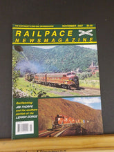 Rail Pace News Magazine 2007 November Railpace Railfanning Jim Thorpe Lehigh Gor