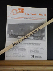 Feather River Rail Society The Train Sheet 1985 Lot of 6 Volume 3