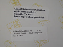 Photo SeaBoard Coast Line Locomotive #105 8X11.5 Color