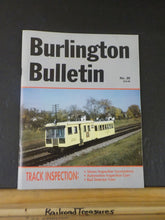 Burlington Bulletin #39 Track Inspection vehicles