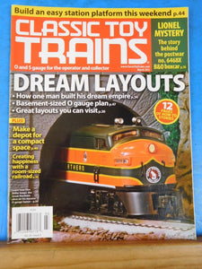 Classic Toy Trains 2012 March Dream Layouts Build station platform Depot for sma