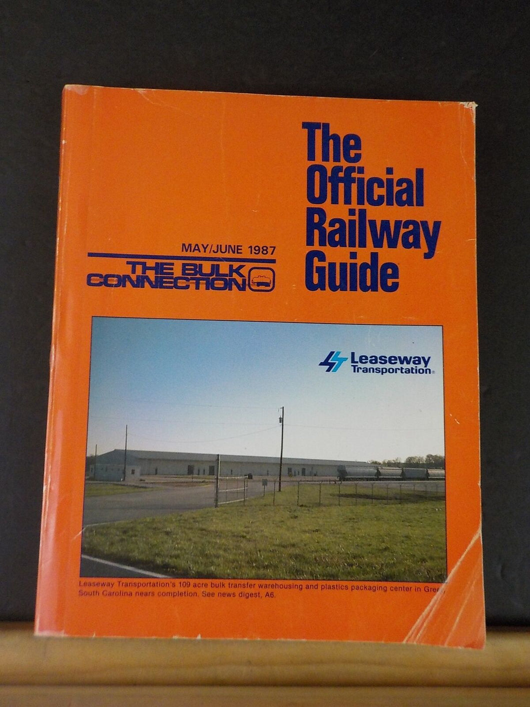Official Railway Guide 1987 May June North American Freight Service Edition
