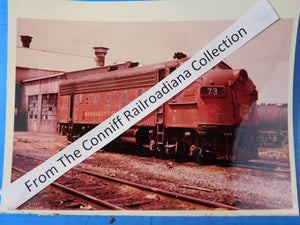 Photo Kansas City Southern Locomotive #73 KCS 8X10 Color