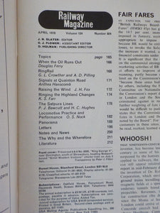 Railway Magazine 1978 April When the Oil Runs Out Signals at Quainton Road