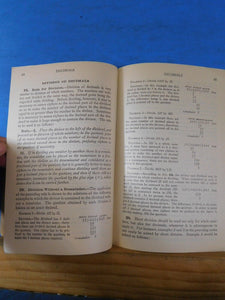 ICS Decimals #1977 edition 1 1946   International Correspondence Schools   36 pa