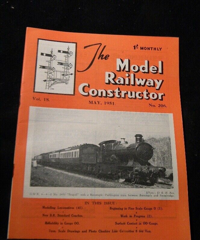 Model Railway Constructor 1951 May #206 New BR standard coaches Cheshire Line 8