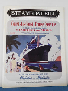 Steamboat Bill #202 Summer 1992  Journal of the Steamship Historical Society