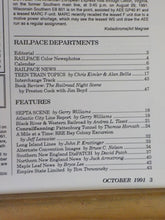 Rail Pace News Magazine 1991 October Conrail Pattenburg Tunnel RRE Bay Colony