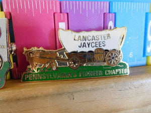 Jaycees Pennsylvania Amish Wagons Lot of 4 pins