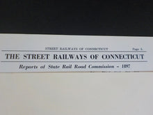 Transportation Bulletin #45 The Street Railways of Connecticut