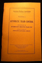 American Railway Association Automatic Train Control Bulletin #3 Intermittent in