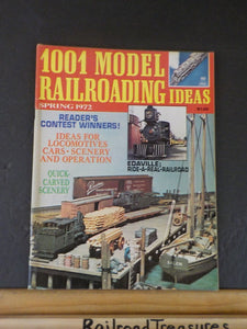 1001 Model Railroading Ideas 1972 Spring Edaville Quick carved scenery