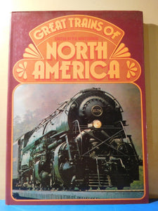 Great Trains of North America by P.B. Whitehouse 1974 w Dust Jacket 142 Pages