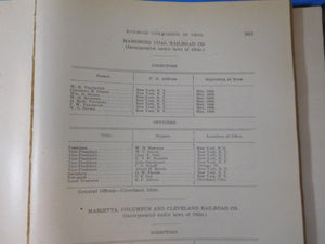 Annual Report Of The Railroad Commission Of Ohio for the year 1908