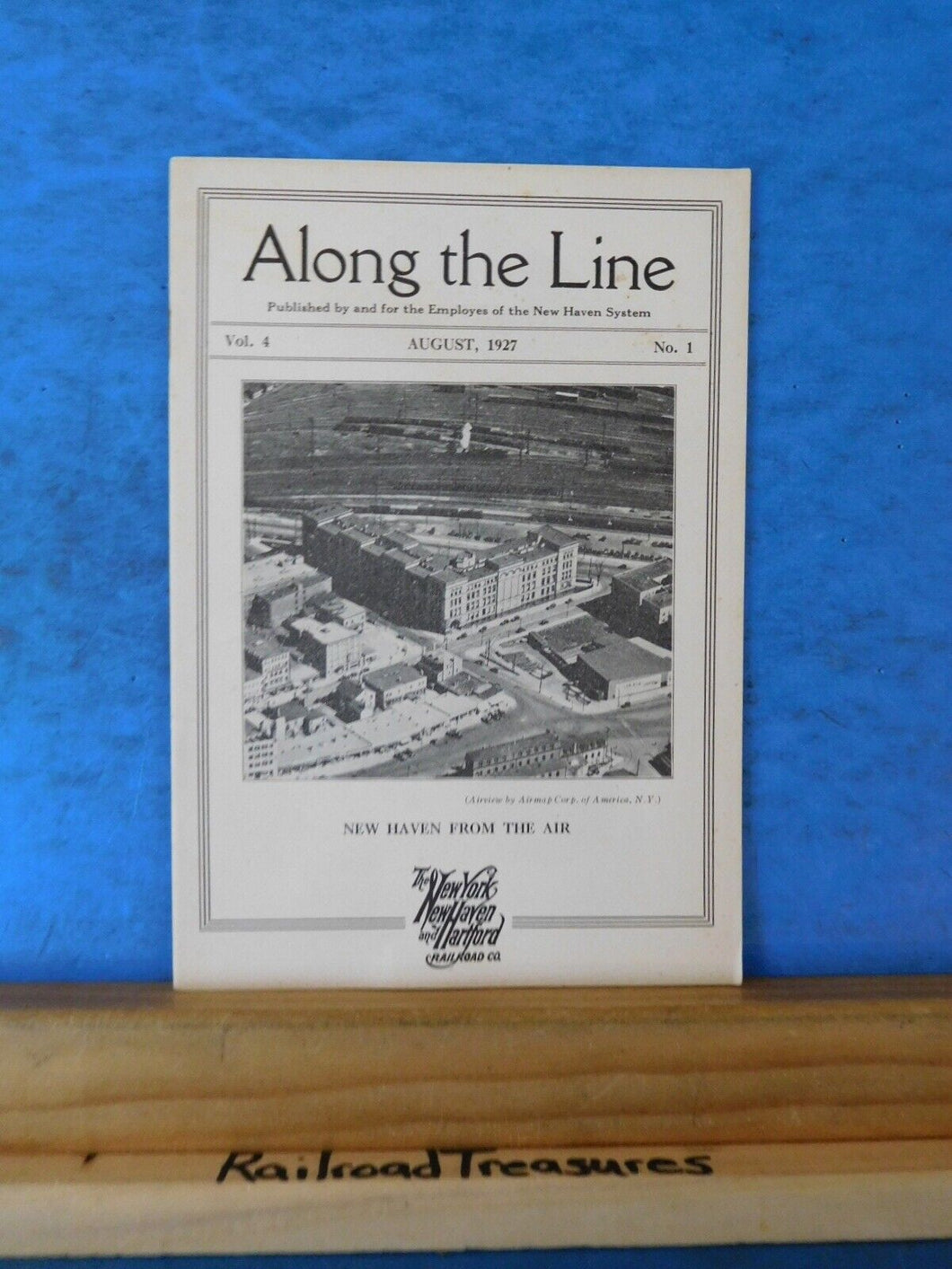 Along the Line 1927 August  New York New Haven & Hartford Employee Magazine