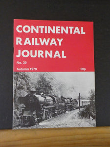 Continental Railway Journal #39 Autumn 1979 Loco Performance in South Africa