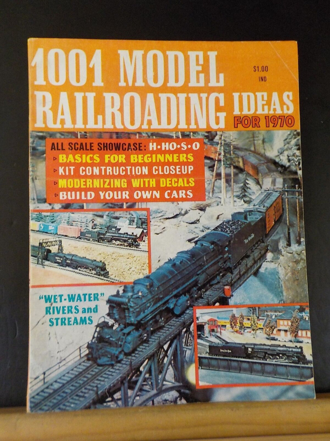 1001 Model Railroading Ideas 1970 Rivers Streams Basics Build your own cars Loco