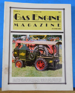 Gas Engine Magazine 1987 February Return of a Family Farmall 1 HP Mogul