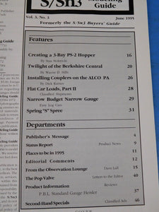 S/Sn3 Modeling Guide 1995 JuneVol 3 #3 S Scale was S/Sn3 Buyers Guide