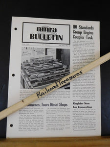 NMRA Bulletin 1953 June #10 of 19th Year HO Standards Group Begins Coupler Task