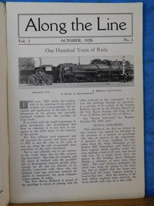 Along the Line 1926 October  New York New Haven & Hartford Employee Magazine