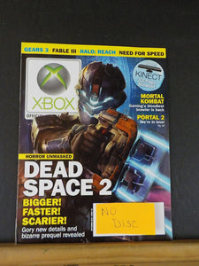 Official Xbox Magazine 2010 September NO DEMO DISC Dead Space 2 Mortal Kombat