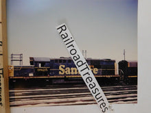 Photo Santa Fe Locomotive #9825 8 X 10 Color Barstow CA 1973