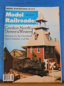 Model Railroader Magazine 1979 June Gordon North's Denver & Western Structures