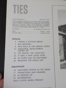 Ties Southern Railway Employee Magazine 1974 March April