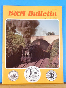 B&M Bulletin Vol 14 #3 1986 April Boston & Maine Portsmouth Branch Pssenger eq