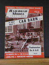 Railroad Model Craftsman Magazine 1964 August RMC Build a car barn Plymouth CR-4