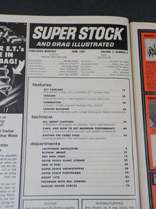 Super Stock & Drag Illustrated Magazine 1967 June 427 Fairlane Camshafts for max