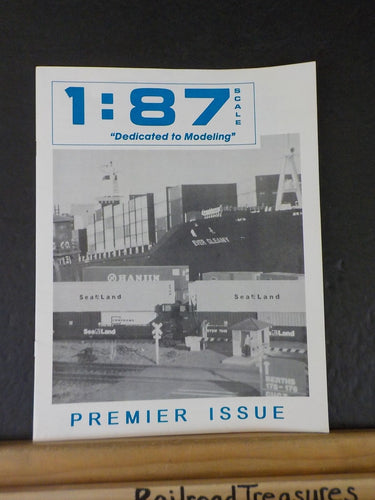 1:87 Scale Magazine Issue #1 Dedicated to Modeling 1992 January February Premier