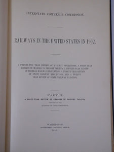 Railways in the United States in 1902 Part 2 Forty Year Review Changes Freight T