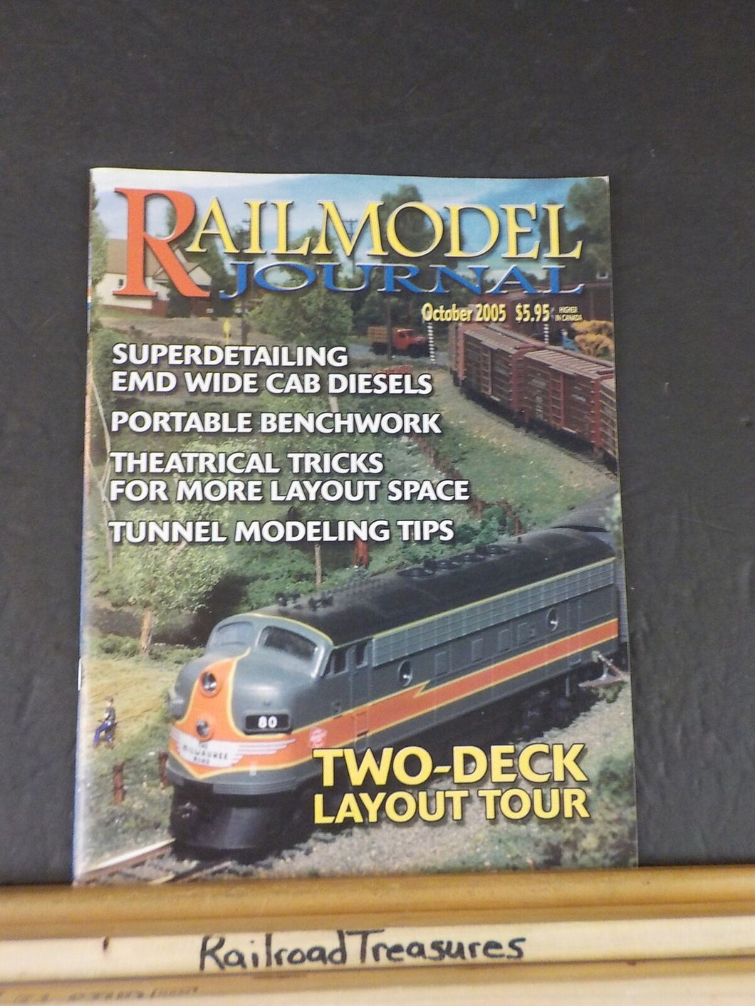 RailModel Journal 2005 October Portable BenchworkSuperdetailing EMD Wide cab die