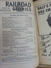 Railroad Stories Magazine 1936 August C&NW German Canada Canada CM