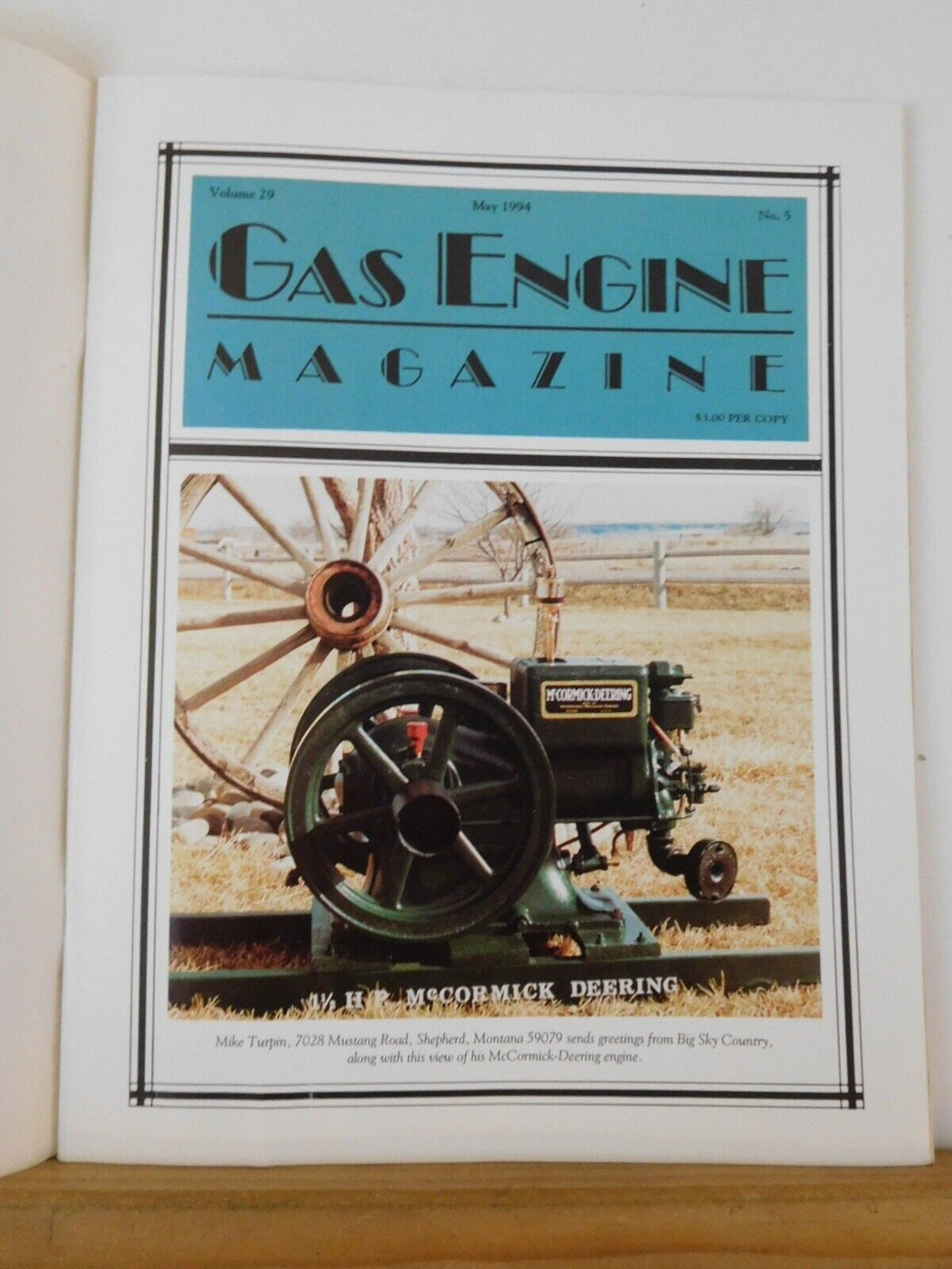 Gas Engine Magazine 1994 May Like Panning For Gold