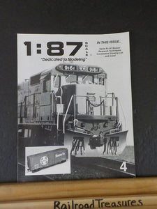 1:87 Scale Magazine Issue #4 Dedicated to Modeling July August 1992