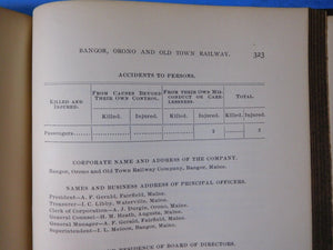 Fortieth Annual Report of the Railroad Commissioners of the State of Maine 1898