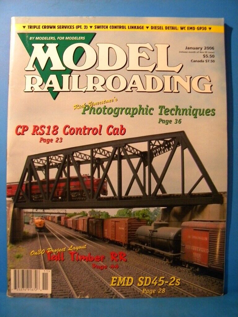 Model Railroading 2006 January SD45-2 - EMD's Last Big Block 645