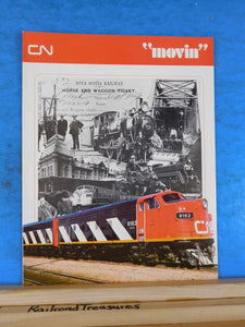 CN Movin 1975 May June V7#3 Upgrade our lines? Capital idea Romance of the rail