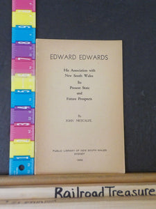 Edward Edwards by John Metcalfe  New South Wales 1952