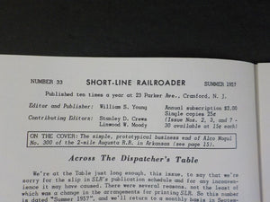 Short-Line Railroader #33 1957 Summer Ontario & Western Lakeland Ry Long Bell Lu