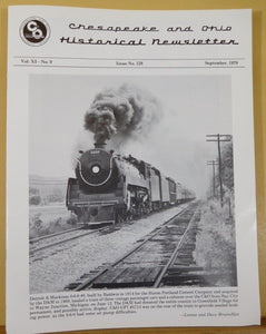 Chesapeake and Ohio Historical Newsletter 1979 September Return of the Iron Hors
