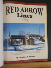 Red Arrow Lines In Color by Douglas E Peters Morning Sun Books  w/ dust jacket