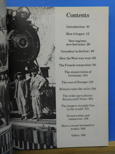 Steam Trains of the World By Bill Hayes Dust Jacket 1981 Indexed Photos