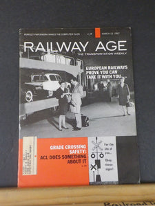 Railway Age 1967 March 13 European Rys Grade crossing safety