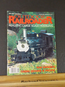 Outdoor Railroader Magazine 1995 June / July Vol 5 #3  Bob Uniack Cerro Grande &